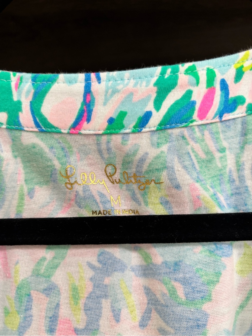 Lilly Pulitzer Lorina Tiered Swing Dress, Blue Ibiza, Size M - Picture 3 of 4